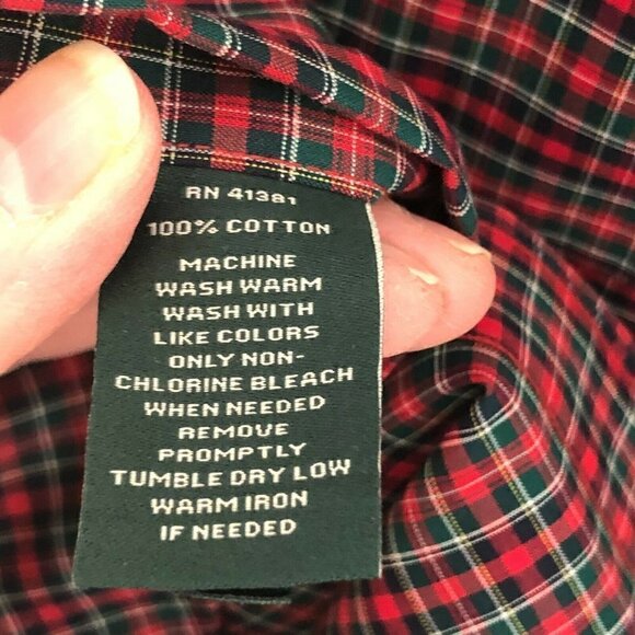 LRL Lauren Ralph Lauren Button Down Plaid Shirt - Picture 6 of 9